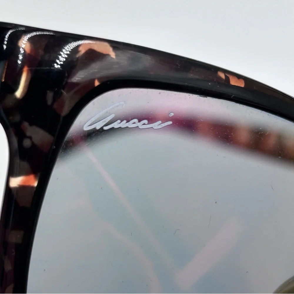 Gucci Women's Tortoiseshell Sunglasses New - Picture 3 of 8